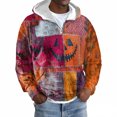 thumbnail image 4 of Yiaimeir Men's Patchwork Pullover Hoodie Casual Long Sleeve Sweatshirt Comfortable Zip Up Hooded Top for Everyday Wear, 4 of 4