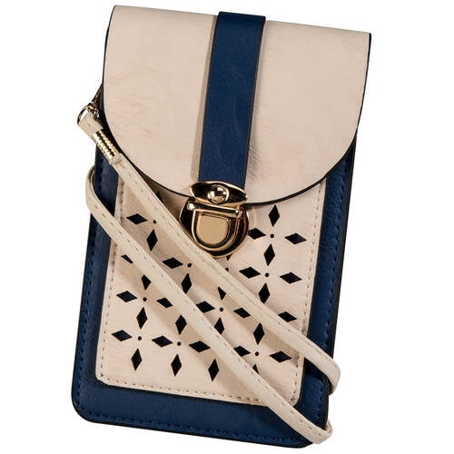 Laser Cut Crossbody BagTaupe