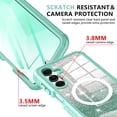 thumbnail image 6 of Casetego for Samsung Galaxy A16 5G Case,Compatible with MagSafe Full Body Shockproof with Built-in Screen Protector + Lens Protector Drop Protective Phone Cover,Green, 6 of 8