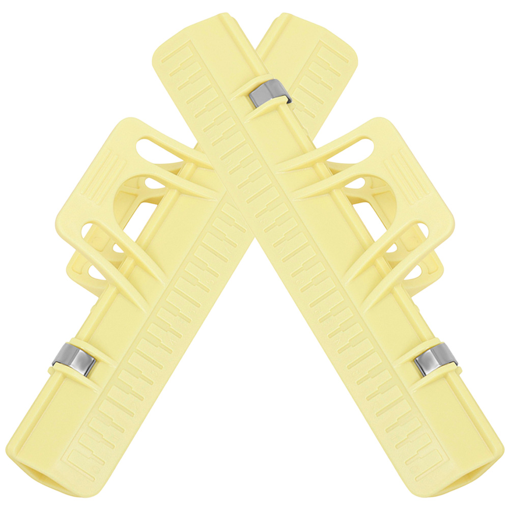 unbranded 2 Pcs Sheet Music Clip Score Instrument Extra Large Bulldog Clips Yellow