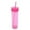 Red, variant on asddcavvf Tumbler With Same Lid and Straw 16 Oz CupDouble Clear Cup Straight Sippy Cup Summer Sports Water Cup Vacuum Coffee Mug Glass