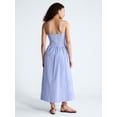 thumbnail image 3 of Free Assembly Women's Twist Front Sleeveless Maxi Dress with Drop Waist, Sizes XS-XXL, 3 of 5
