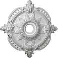 thumbnail image 2 of Ekena Millwork CM28BEBRS Benson Classic Ceiling Medallion, 28 3/8"OD x 3 3/4"ID x 1 5/8"P, Hand-Painted Brass, 2 of 10