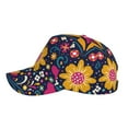 thumbnail image 5 of Daiia Cinco De Mayo Floral print Baseball Cap Men Women Golf Dad Hat Adjustable Original Classic Low Profile Hat Unconstructed Plain Cap, 5 of 9
