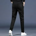 thumbnail image 5 of Zshosam Men's Relaxed Fit Full Elastic Waist Twill Pants(Black,38), 5 of 6
