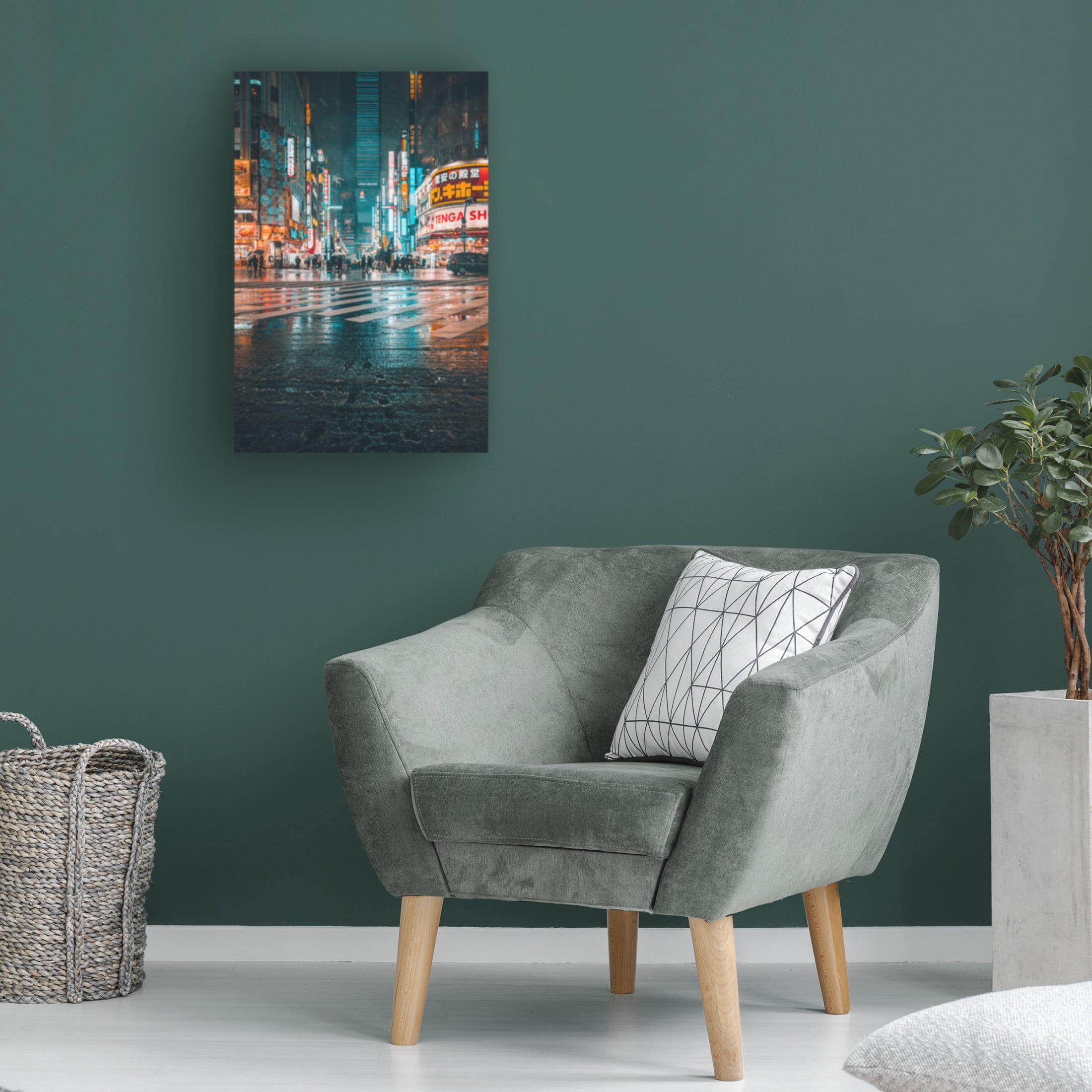 Trademark Fine Art Murakyami Daichi On The Street Canvas Wall Art