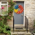 thumbnail image 5 of July 4th Wreath Americana Patriotic Wreath Handcrafted Memorial Day Wreath Festival Garland Decoration Front Door Wall Home Decor, 5 of 7