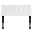 thumbnail image 4 of Modway Patience Channel Tufted Performance Velvet Full/Queen Headboard in White, 4 of 9