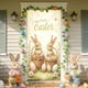 thumbnail image 4 of Decoraciones de Pascua, adornos de Pascua, regalos de Pascua, cortina de puerta de Pascua de 35 x 72 pulgadas, decoración de puerta y pared de Pascua, decoración para festivales y fiestas, cubierta de, 4 of 6