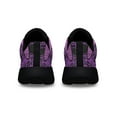 thumbnail image 4 of Dragonfly Purple Mandala Shoes Sneakers for Women Men Black Size 12, 4 of 7