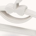 thumbnail image 4 of 10 pcs Children Storage Hangers Plastic Thicken Rosette Knot Clothes Drying Hanger for Toddler Baby White, 4 of 5