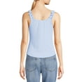 thumbnail image 3 of No Boundaries Juniors Rib Button Front Tank Top, 3 of 5