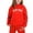 Red, variant on Piomll Outfits for Girls Sets Casual Winter Hooded Sweatshirt Ensemble Kids Outfits