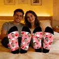thumbnail image 3 of gcong Custom Face Socks, Personalized Socks with Photo Custom Socks with Faces, Unisex Funny Crew Sock Valentine's Gifts for Him Her, 3 of 7
