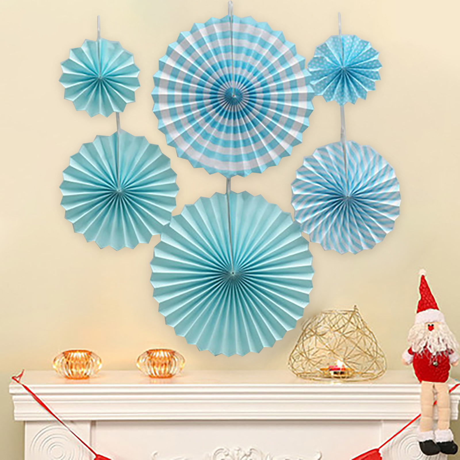 Tissue Paper Fans Party Wedding