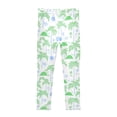 thumbnail image 4 of joogoo Girls' Leggings Palm Trees-a3 Yoga Pants 4T, 4 of 8