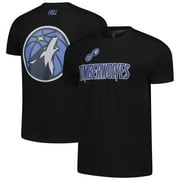 Unisex FISLL Black Minnesota Timberwolves Oversize Logo T-Shirt