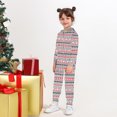thumbnail image 4 of Family Matching Pajamas Christmas Jammies Clothes Cotton Holiday Nightwear Household Sleepwear Sets Long Sleeve Pjs Child 4T, 4 of 15