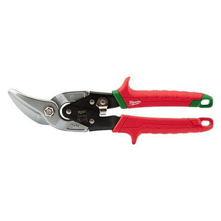 UPC: 0045242503742 | Milwaukee 48-22-4523 – 2 Pieces 10  Right and Left Curves Cut Offset Blades Aviation Tinner Snips Set