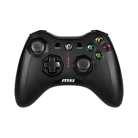 MSI Force GC30V2 Wireless Gaming Controller, Dual Vibration Motors, Dual Connection Modes, Interchangeable D-Pads, Compatible with PC & Android