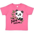 thumbnail image 3 of Inktastic My Papa Loves Me- Cute Panda Boys or Girls Toddler T-Shirt, 3 of 5