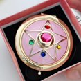 thumbnail image 4 of Espejo Abatible de Maquillaje Anime con Estrella de Cristal - Accesorio para Cosplay y Port&aacute;til con Caja, 4 of 7