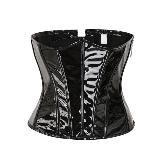 Short Corset Bodysuit with Front Zip Bustier for Everyday Comfort and Fashionable Smoothing