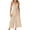 Beige jumpsuits for womens, variant on Usmixi Jumpsuits for Women Dressy Casual Button Down Spaghetti Strap Wide Leg Long Jumpsuits Overalls with Belt Summer V-Neck Sleeveless Solid Maxi Formal Rompers Black xl