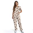 thumbnail image 3 of Yspwyqan Cute Dachshund Scrub Set for Women, 2 Piece Short Sleeve V-Neck Scrubs with Pockets, Breathable Lightweight Quick Dry Medical Nursing Uniforms for Workwear, Size M, 3 of 7