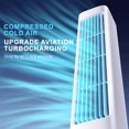 thumbnail image 3 of Taicans ‌Personal Cooling Fan - Bladeless Tower Fan & Wall Mounted AC,Silent 45dB Bedroom Cooler,3-Speed,APP Control,Energy Efficient Evaporative Air Circulator for Dorm office Bathroom‌, 3 of 11