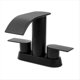 thumbnail image 1 of Grifo de Baño en Cascada, Grifo para Lavabo de Baño, Grifo de 2 Manijas Sin Plomo de Acero Inoxidable para Lavabo de 2 o 3 Orificios, 1 of 5