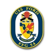 3.8 Inch Navy USS Ford FFG-54 Vinyl Transfer Decal