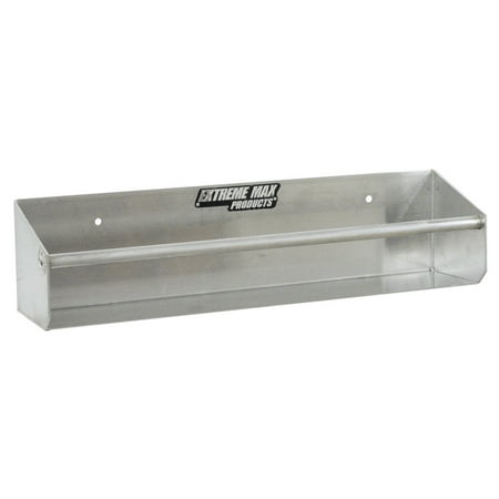 

Extreme Max 5001.6062 Wall-Mount Aluminum Tie-Down Hanger Storage Rack Shelf for Enclosed Race Trailer Shop Garage Storage