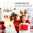 thumbnail image 2 of Uonlytech 18Pcs Star Christmas Ornaments Set Silver Golden Plastic Hanging Decor, 2 of 5
