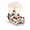 Lighted Cloud Snowman Sleigh, variant on Diceymbol 11.81 Inch Christmas Sleigh Basket, Decorative Faux Rattan Gift Holder with Red Velvet Bow and Metal Runners for Tabletop Mantel and Holiday Centerpiece Decor