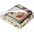 thumbnail image 5 of Mushroom Throw Blanket Mushroom Print Throw Blankets Gifts for Couch Sofa Bed Stuff Decor Soft Cozy Fleece Plush Warm Flannel Bedding for Lover Men Women Boys Girls 60"x80", 5 of 7