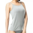 thumbnail image 3 of Shero StayFresh Spaghetti Strap Tank Top, Zinc Oxide Camisole for Women with Sensitive Skin, Prevents Odors, Bacteria Resistant, Light Gray, SM, 3 of 8