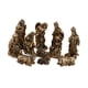 thumbnail image 2 of 11 piezas de figuras de belén navideñas, esculturas de resina, mini juego de belén para Bronce, 2 of 8