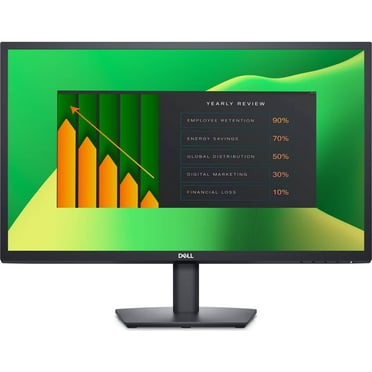 Dell E2423H Flicker Free Monitor, 24" FHD VA (1920x1080) 60Hz Anti-Glare Display, 1 x DisplayPort, 1 x VGA, VESA Mount (100x100mm), Ideal for Home & Business, Black Color (2024 Latest Model)