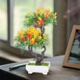 thumbnail image 2 of Dmlowu Artificial Plants Indoor Sturdy Fake Plants No Fade Greenery Potted Artificial Plants Mini Outdoor Faux Plants for Indoor Garden Office Table Room Home Decor, 2 of 7