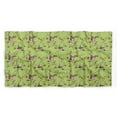 thumbnail image 5 of Bimba Green Dry Leaves & American Goldfinch Bird Printed Pure Silk Scarf Neck Wrap Summer Hair Bandanas For Women 40 x 40 Inches, 5 of 6