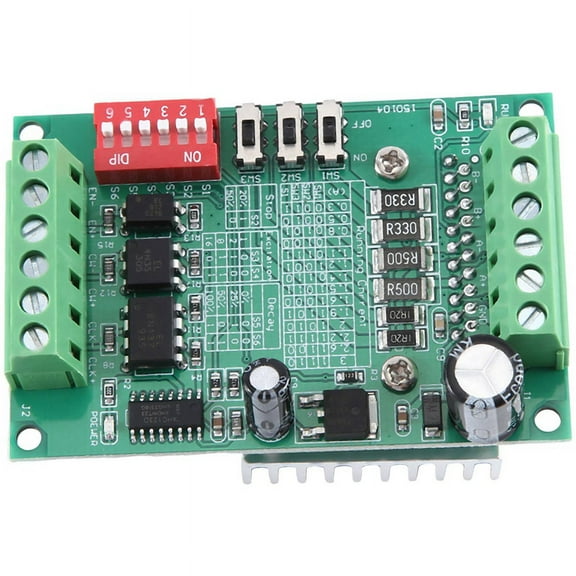 ckepdyeh TB6560 3A Stepper Motor Driver 10-Speed Current Multi-Function Stepper Motor Driver Board Single Controller