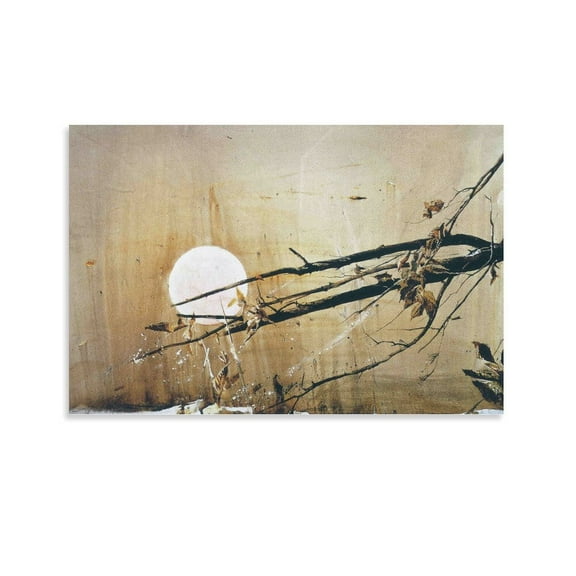 Andrew Wyeth Print Painting Full Moon Picture Print Wall Art Poster Painting Canvas Posters Artworks Gift Room Aesthetic 12x18inch(30x45cm)