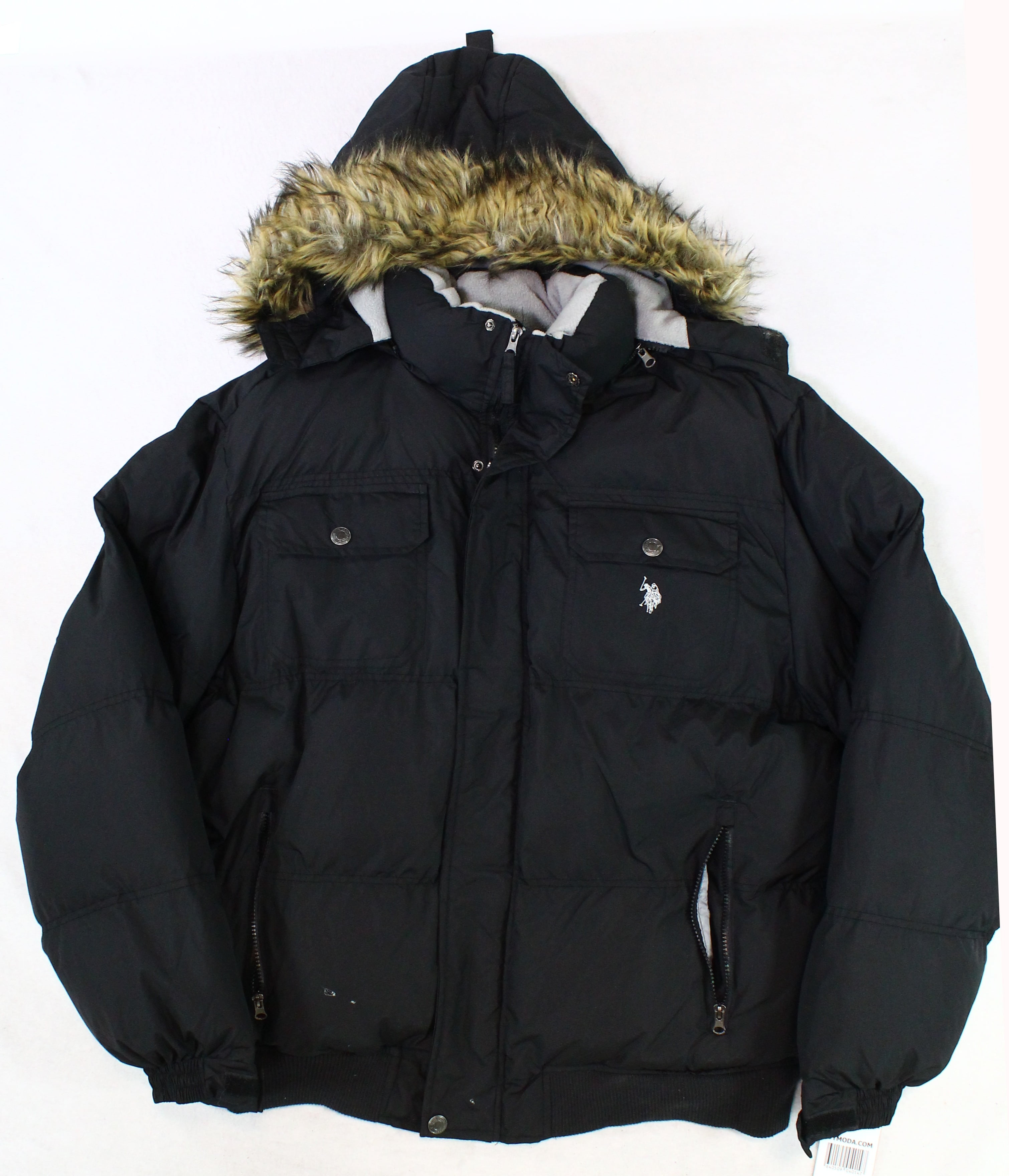 Mens Big and Tall Classic Short Bubble Jacket U.S Polo Assn