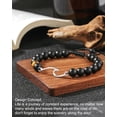 thumbnail image 2 of Birthday Gifts for Men, 30th/40th/50th/60th/Happy Birthday Wave Bracelet Gift for Him, 2 of 8