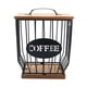 thumbnail image 3 of Soporte para cápsulas de café, organizador de cápsulas con tapa de madera, accesorios para cafetería Estilo B, 3 of 9