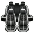 thumbnail image 1 of Maidao Car Seat Covers Leather Full Set for Land Rover for Range Rover Velar 2017-Present 5 Seats with Pillows Gray, 1 of 7