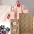 thumbnail image 1 of Fiudx Liquidación de ofertas flash Nail art de piel de vaca con cartón, estilo propio, 1 of 5