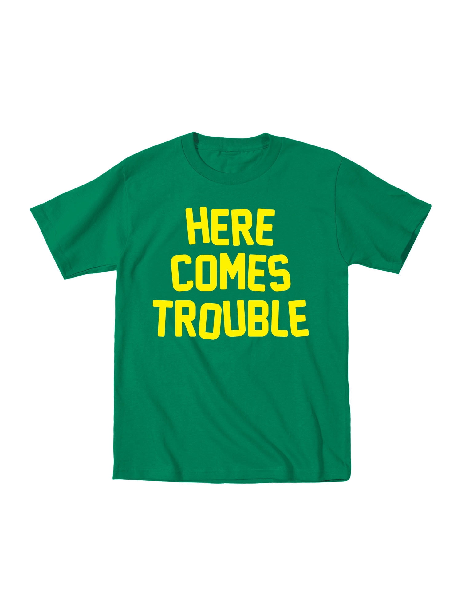 Instant Message Here Comes Trouble Funny Ornery Kid Toddler T Shirt Walmart Com Walmart Com