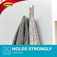 thumbnail image 4 of Command Bath Set Satin Nickel Adhesive Soap Dish Double Hook Single Hook, 4 of 13